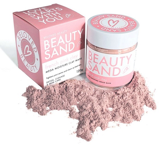  Beauty Sand Pink Bentonite Rose Clay Mask